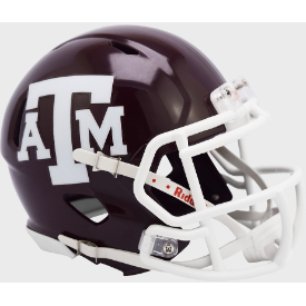 Riddell Texas A&M Aggies Matte Maroon Revo Speed Mini Helmet